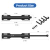Valet Rod for Closets Pull Out, 12 inch Long Expendable