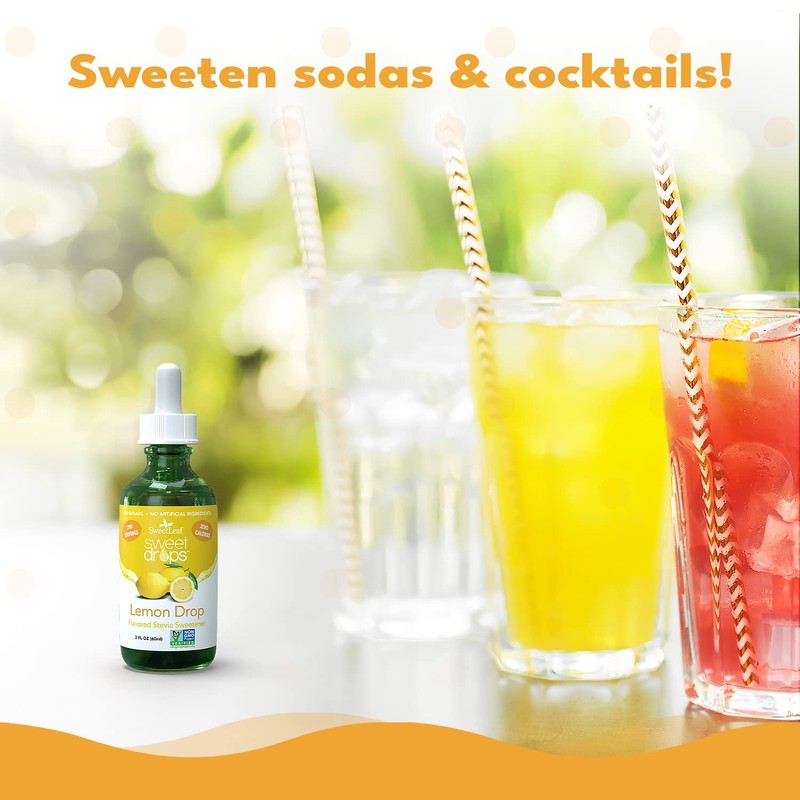 SweetLeaf Sweet Drops Stevia Liquid Sweetener, Variety 3-Pack – Lemon