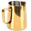 380ML Coffee Pitcher Cup Bright Gold Stainless Steel Coffee Milk