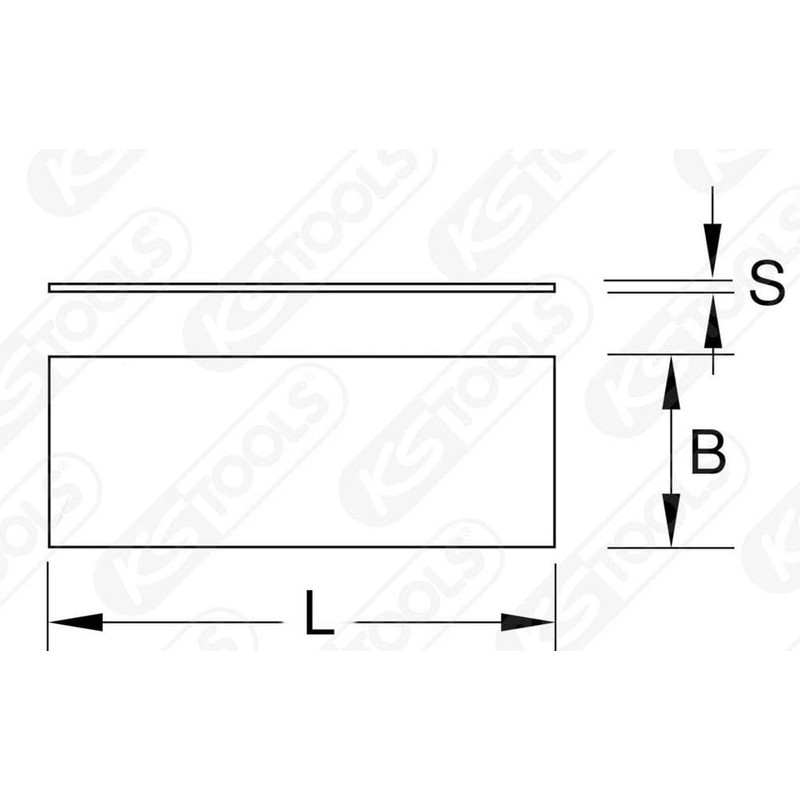 KS Tools 911.8127 – Spare Blades for Scraper (Model 907.2240,