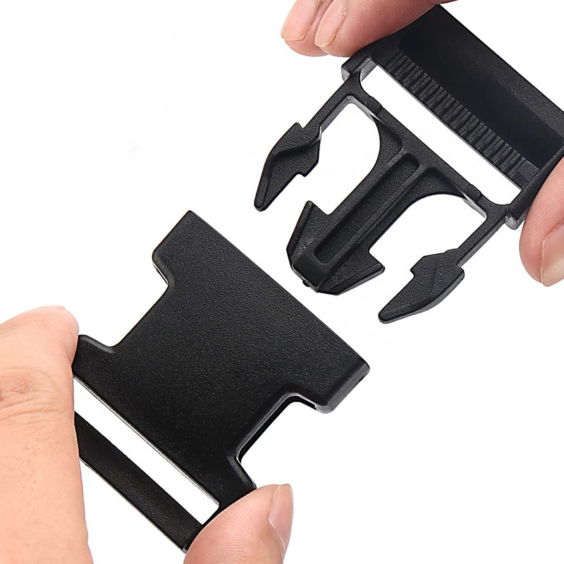 PINGEUI 21 Yards x 1.5 Inch Black Nylon Webbing Strap,