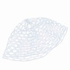 Outdoor Fly Fishing Landing Net Clear Rubber Replacement Mesh Bag(Mudium)
