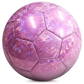 KWJEIULSOQ Football Size 5, Football Purple, Football Children Unisex, 2024 Ball, Football Play and Training Ball, Size 5 for Children and Adults, Outdoor, Indoor Training