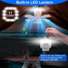 Zorpupoa Camping Fan 8000mAh Battery Operated, Tent Ceiling Fan with
