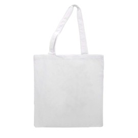 Pack of 10 Premium Plain Cotton Variation Shopping Tote Bags Eco Friendly Shoppers Ideal for Printing and Decorating (White)