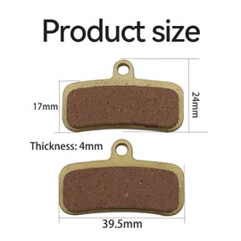 Bamyli 2Pcs Brake Pad for Sur Ron Light Bee Disc Brake Pads Durable Electric Dirt Bike Brake Pads Motorcycle Parts Brake Pads Set
