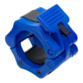 Meteor ABS 50mm Olympic Barbell Collars, Locking Collars, Barbell Clamps, Barbell Clips, Weightlifting Collars, Dumbbell Collars (Blue 1Pair)