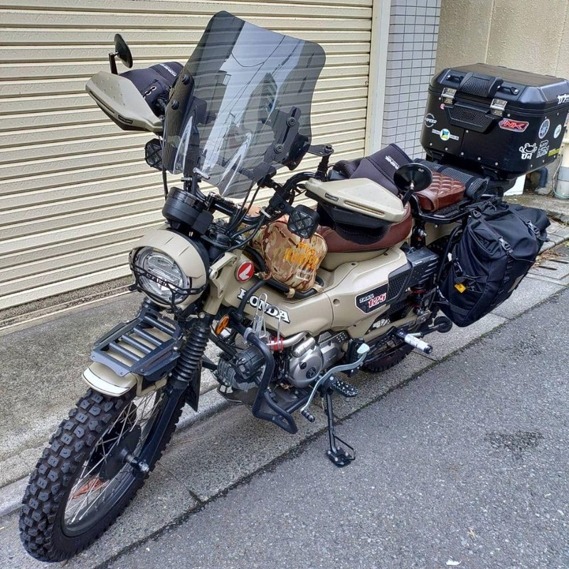 MotolordD Honda Hunter Cub CT125 L4 Headlight Guard Motoroad/Honda CT125