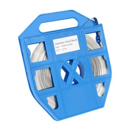 U.S. SOLID 304 Stainless Steel 5/8" x 0.03" x 100’ Banding Coil Heavy-Duty Strapping