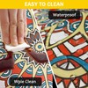 FANSU Round Tablecloth 70cm, Waterproof Round Table Cover Mandala Wipe