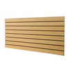 SSWBasics 4 ft x 2 ft Horizontal Maple Slatwall Easy
