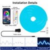 LED Neon Rope Lights, 32.8ft RGB LED Light Strip, 24V