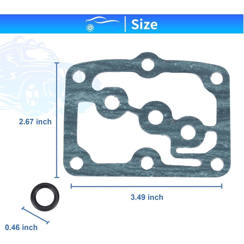 LesNau Automatic Transmission Dual Linear Solenoid Gasket/O-Rings 28252-PAX-000 91301-PC9-003 for