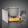 Outdoors Stove Windshield Camping Cooking Windscreen Folding Camping Cooker Stove