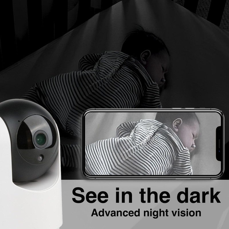 Connect SmartHome 2K Pan Tilt Wi-Fi Camera – Indoor Surveillance
