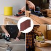 WeeGoo 80 Pieces Rectangular Sanding Sheets 1/3 Sheet Sandpaper for