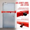 Door Security Bar - 32"-42" Adjustable, 2500 lbs, Keyed Lock