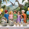Aitsite Dinosaur Fossil Party Tableware Set, Dinosaur Skull Party Plates