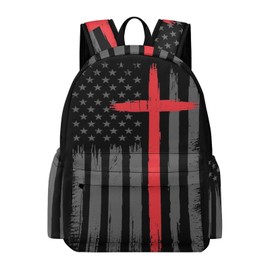 MENRIAOV American Flag Backpack Laptop Daypack Bookbag Outdoor Travel Bag Laptop Tablet Backpack