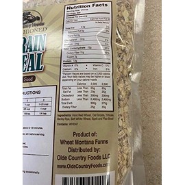Old Fashioned 7 Grain Cereal with Flax Seed 6 Pounds (2x3 Pound) by Wheat Montana. Non GMO, Chemical Free