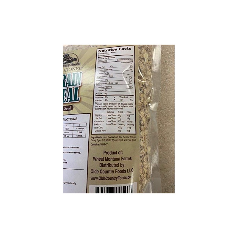 Old Fashioned 7 Grain Cereal with Flax Seed 6 Pounds