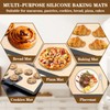 Ninsula Silicon Baking Mats, 15.7"x11.8" 2-Pack Reusable Silicon Baking Mat