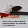 PIAOLGYI Stained Glass Hand Foiler 7/32" Stained Glass Copper Foiling