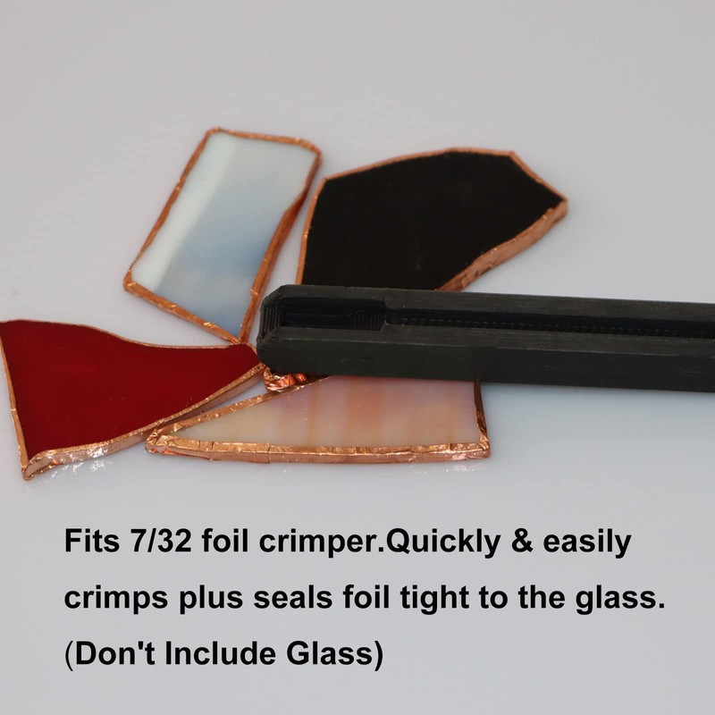 PIAOLGYI Stained Glass Hand Foiler 7/32" Stained Glass Copper Foiling