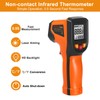 NJTY Infrared Thermometer Non-Contact Digital Temperature Gun -50°C~600°C (-58°F~1112°F) with