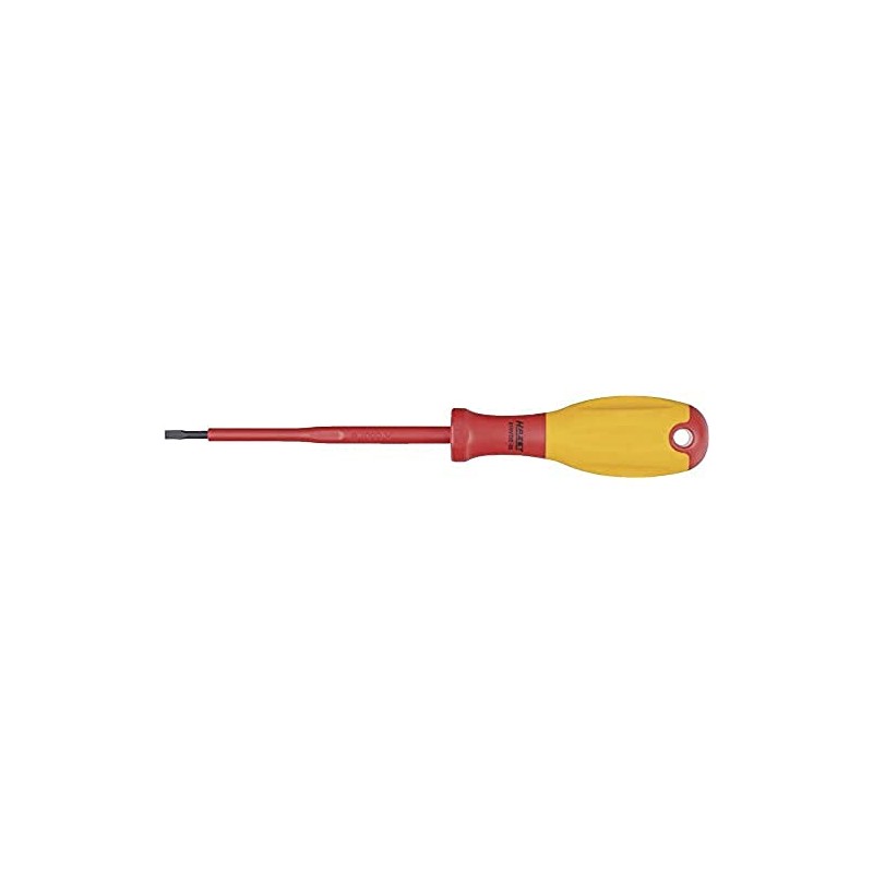 HAZET 810VDE-25 Slot Profile Screwdriver for Electricians with Protective Insulation
