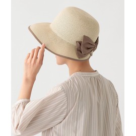 [ アフタヌーンティー リビング ] AfternoonTea LIVING ハット JK27 洗えるリボンバックカットUVハット アイボリー