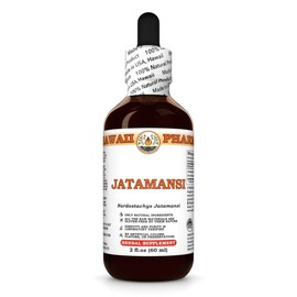 Jatamansi (Nardostachys Jatamansi) Dry Rhizome Tincture, Made in Hawaii, All Natural, Vegan, Pure Liquid Extract - 2 fl.oz
