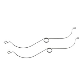 seork Grille Cover Springs Clips Replacement S99140208 (2 Pcs) Fits for Broan Nutone Bathroom Exhaust Fan and Light Combo Models: QT130E-B、QT130LE-B、QT140E-B、 QTXE150 etc. for ReVent RVL80