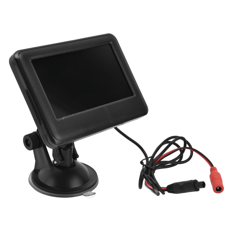 Baby Car Safety View Mirror Adjustable 4.3in Shatterproof Baby Car