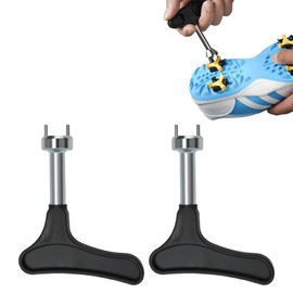 2PCS Golf Wrench Tool, Golf Wrench, 7.5×9cm Stainless Steel Wrenchs, Sturdy and Durable, not Prone to Rust, and Can Easily Disassemble and Install Golfs Shoe Nails.