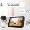 AMOROM Indoor Surveillance Camera, 360° WiFi Camera Surveillance with Motion