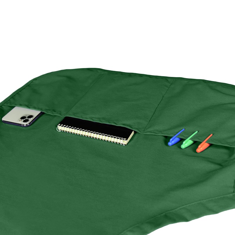 DALIX Apron Commercial Restaurant Home Bib Spun Poly Cotton Kitchen