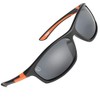 Fox Polarized Sunglasses Zwart Oranje | Polarized Sunglasses
