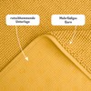 Hammetex 100% Cotton Non-Slip Bath Mat, 43 x 61 cm