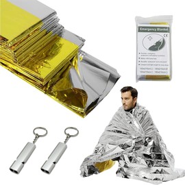 AHEJIOO Rescue blanket, rescue blanket gold silver, rescue blankets