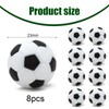 DHWEKU Set of 8 table football balls, high quality quiet