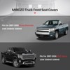 MIROZO 2PCS Front Silverado Seat Covers,Waterproof Truck Seat Covers Compatible