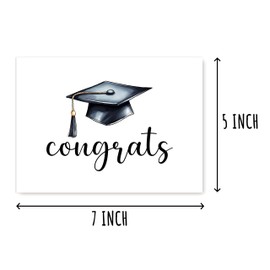 APVGifts Graduation Cap Card - Congratulations Graduation Card - Congrats Grad Card - High School Grad Card - College Grad Card - Greeting Card