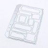 KSCRAFT A5 Torn Edges Planner Page Metal Cutting Dies Stencils