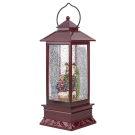 Holy Family Lantern Nativity - Nativity Sets for Christmas Indoor Decorations - Manger Scene Christmas Decorations - Christmas Nativity Set - Baby Jesus Nativity - Holy Family Nativity Scene