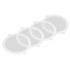 50Pcs Shower Drain Hair Catcher Fiberglass Practical Convenient Dense Mesh