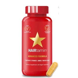 HAIRtamin Biotina sin gluten, 30 cápsulas vegetarianas Para un cabello más fuerte, más largo y más grueso