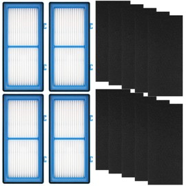 Holmes 8 Pack Replacement Filters for AER1/AER100/AER300 Total Air Clean 2 HEPA & 6 Carbon Booster Air Filters