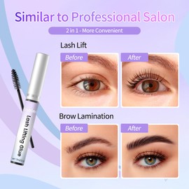 LaWink Lash Lift Kit Eyelash Extension Kit Lash Perm Kit Eyelash Lifting Lash Curling Semi-Permanent Curling Perming Wave Professional Salon at Home