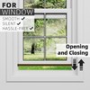 118 Inch Wedge-Shape Weather Stripping Door Seal,Windows and Doors Insulation,Self